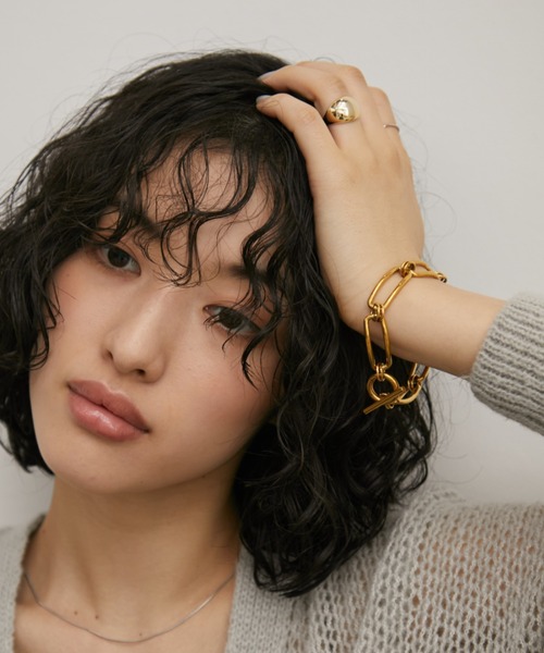 Aunt Marie's（アントマリーズ）の「ヘンケイチェーンブレスレット/ステンレススチール（ブレスレット・レディース・シルバー/ゴールド・FREE）」の14枚目の写真