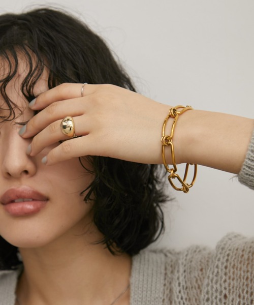 Aunt Marie's（アントマリーズ）の「ヘンケイチェーンブレスレット/ステンレススチール（ブレスレット・レディース・シルバー/ゴールド・FREE）」の16枚目の写真