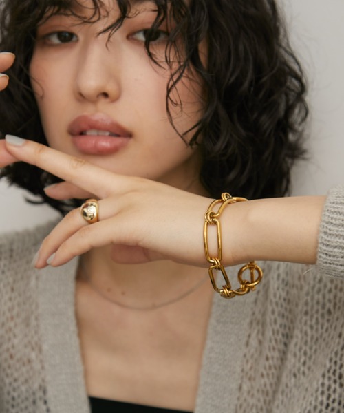 Aunt Marie's（アントマリーズ）の「ヘンケイチェーンブレスレット/ステンレススチール（ブレスレット・レディース・シルバー/ゴールド・FREE）」の17枚目の写真