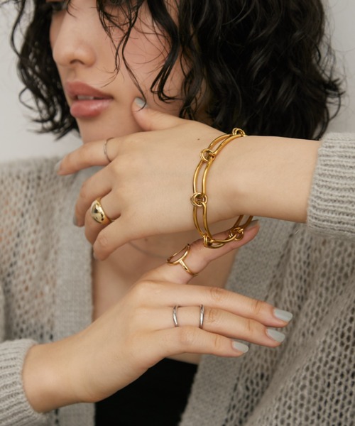 Aunt Marie's（アントマリーズ）の「ヘンケイチェーンブレスレット/ステンレススチール（ブレスレット・レディース・シルバー/ゴールド・FREE）」の18枚目の写真