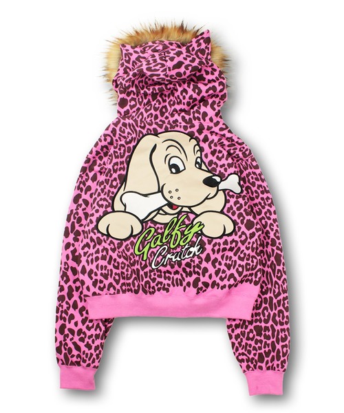 ガルフィー 全ギャル のためのヒョウ柄 パーカー ピンク ガルフィー 全ギャル のためのヒョウ柄 パーカー ピンク - メルカリ