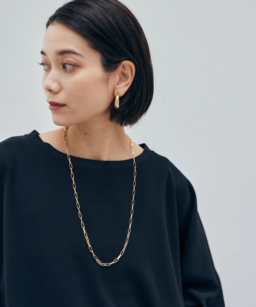 BARNYARDSTORM（バンヤードストーム）の「BARNYARDSTORM / スリムチェーンロングラリエット（ネックレス・レディース・ゴールド/シルバー・FREE）」の3枚目の写真