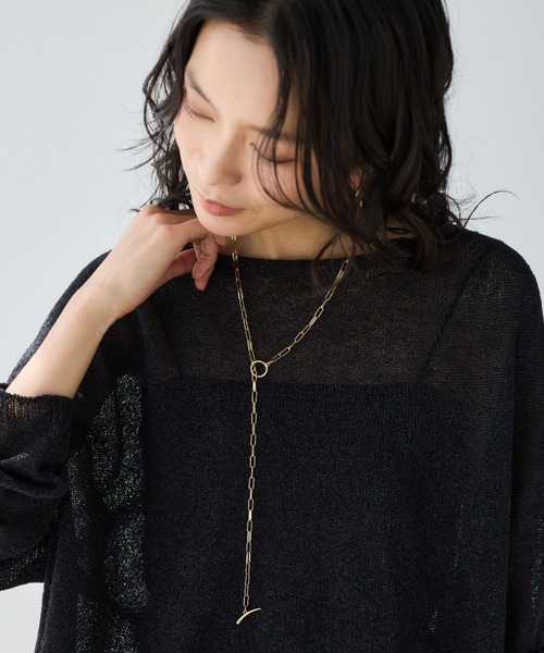 BARNYARDSTORM（バンヤードストーム）の「BARNYARDSTORM / スリムチェーンロングラリエット（ネックレス・レディース・ゴールド/シルバー・FREE）」の22枚目の写真