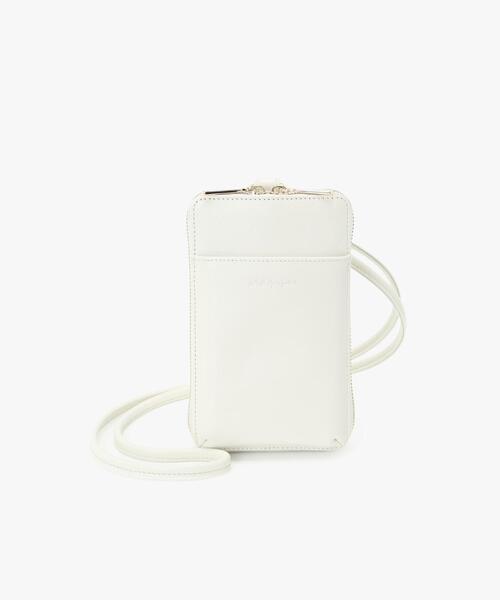 レザーミックスマルチポシェット（ショルダーバッグ）｜To b. by agnes