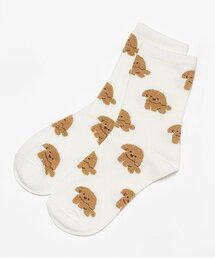 LOVETOXIC | ワンチャン柄クルーソックス(ソックス/靴下)