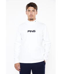 PING（ピン）の「【PING APPAREL】ニットスムース 長袖ハイネックカットソー ＜NATIVE＞ (MENS)（Tシャツ/カットソー）」
