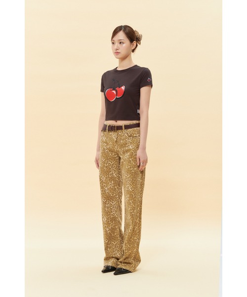 KIRSH（キルシー）の「【Big Cherry Tokyo Collection】KIRSH SIGNATURE BIG CHERRY CROP T-SHIRT キルシー ビックチェリー クロップ Tシャツ【S】（Tシャツ/カットソー・レディース・ピンク/オレンジ/スカイブルー/イエロー/パープル/ブラウン/ミント・FREE）」の9枚目の写真