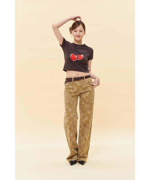 KIRSH（キルシー）の「【Big Cherry Tokyo Collection】KIRSH SIGNATURE BIG CHERRY CROP T-SHIRT キルシー ビックチェリー クロップ Tシャツ【S】（Tシャツ/カットソー・レディース・ピンク/オレンジ/スカイブルー/イエロー/パープル/ブラウン/ミント・FREE）」の11枚目の写真