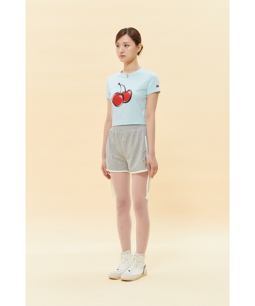 KIRSH（キルシー）の「【Big Cherry Tokyo Collection】KIRSH SIGNATURE BIG CHERRY CROP T-SHIRT キルシー ビックチェリー クロップ Tシャツ【S】（Tシャツ/カットソー・レディース・ピンク/オレンジ/スカイブルー/イエロー/パープル/ブラウン/ミント・FREE）」の18枚目の写真