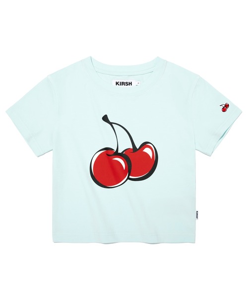 KIRSH（キルシー）の「【Big Cherry Tokyo Collection】KIRSH SIGNATURE BIG CHERRY CROP T-SHIRT キルシー ビックチェリー クロップ Tシャツ【S】（Tシャツ/カットソー・レディース・ピンク/オレンジ/スカイブルー/イエロー/パープル/ブラウン/ミント・FREE）」の21枚目の写真