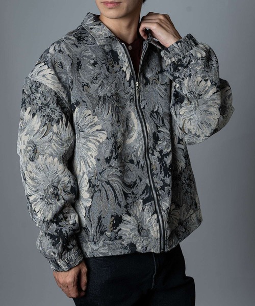 【セール】ヴィンテージ フラワー ゴブラン織り ジャケット(GW)（ブルゾン）｜garsonwave（ギャルソンウェーブ）