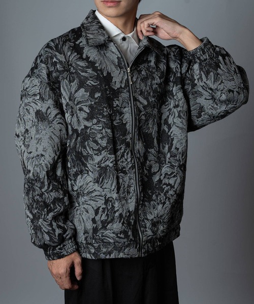 【セール】ヴィンテージ フラワー ゴブラン織り ジャケット(GW)（ブルゾン）｜garsonwave（ギャルソンウェーブ）