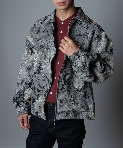 【セール】ヴィンテージ フラワー ゴブラン織り ジャケット(GW)（ブルゾン）｜garsonwave（ギャルソンウェーブ）