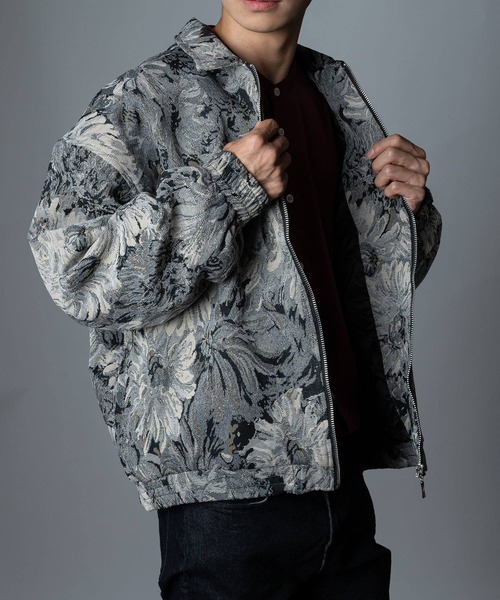 【セール】ヴィンテージ フラワー ゴブラン織り ジャケット(GW)（ブルゾン）｜garsonwave（ギャルソンウェーブ）