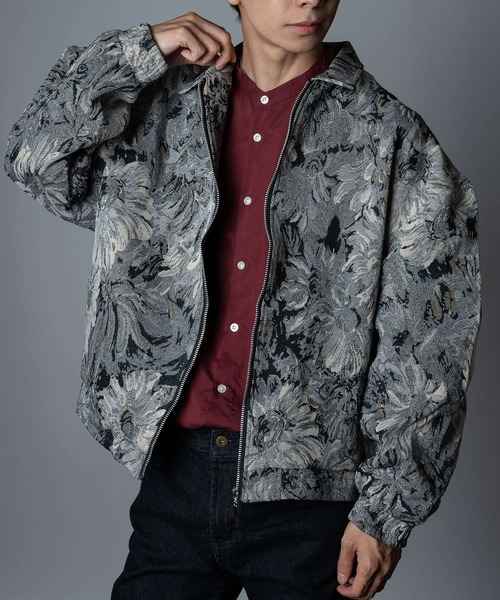 【セール】ヴィンテージ フラワー ゴブラン織り ジャケット(GW)（ブルゾン）｜garsonwave（ギャルソンウェーブ）