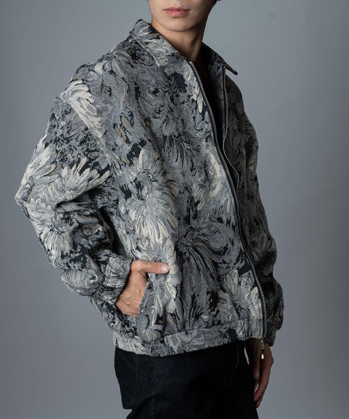 【セール】ヴィンテージ フラワー ゴブラン織り ジャケット(GW)（ブルゾン）｜garsonwave（ギャルソンウェーブ）