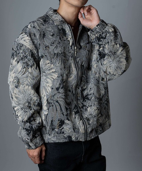 【セール】ヴィンテージ フラワー ゴブラン織り ジャケット(GW)（ブルゾン）｜garsonwave（ギャルソンウェーブ）