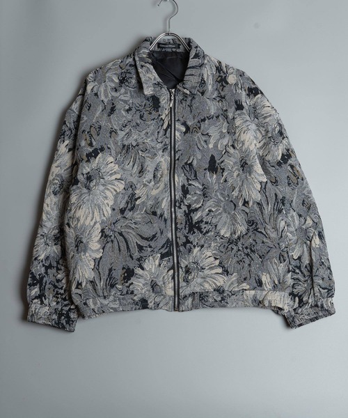 【セール】ヴィンテージ フラワー ゴブラン織り ジャケット(GW)（ブルゾン）｜garsonwave（ギャルソンウェーブ）