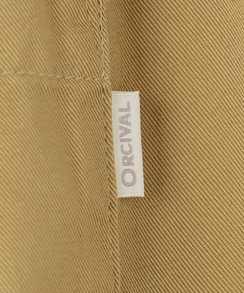 ORCIVAL(オーシバル)の「ORCIVAL | チノクロス 2タックバックギャザーパンツ WOMEN(チノパンツ・レディース・ブラック/ベージュ・1/2)」の13枚目の写真