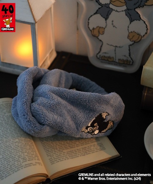 BAYFLOW（ベイフロー）の「[手洗い可能]【GREMLINS】ヘアバンド（ヘアバンド・レディース・ブルー/グレー・0）」の2枚目の写真