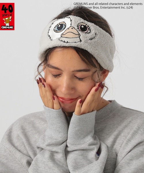 BAYFLOW（ベイフロー）の「[手洗い可能]【GREMLINS】ヘアバンド（ヘアバンド・レディース・ブルー/グレー・0）」の3枚目の写真