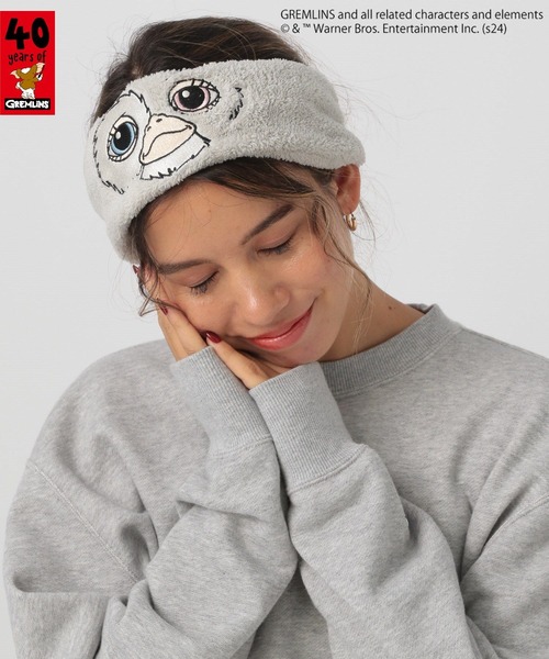 BAYFLOW（ベイフロー）の「[手洗い可能]【GREMLINS】ヘアバンド（ヘアバンド・レディース・ブルー/グレー・0）」の4枚目の写真