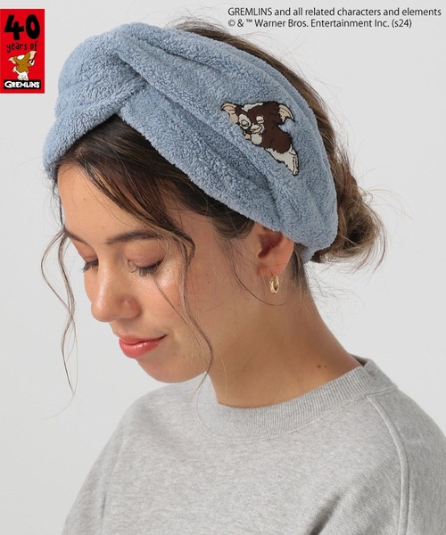 BAYFLOW（ベイフロー）の「[手洗い可能]【GREMLINS】ヘアバンド（ヘアバンド・レディース・ブルー/グレー・0）」の5枚目の写真