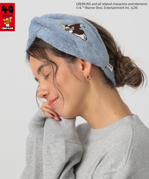 BAYFLOW（ベイフロー）の「[手洗い可能]【GREMLINS】ヘアバンド（ヘアバンド・レディース・ブルー/グレー・0）」の6枚目の写真