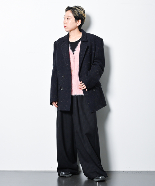 CITYSHOP（シティーショップ）の「“O” WIDE STRIPE パンツ（スラックス 
