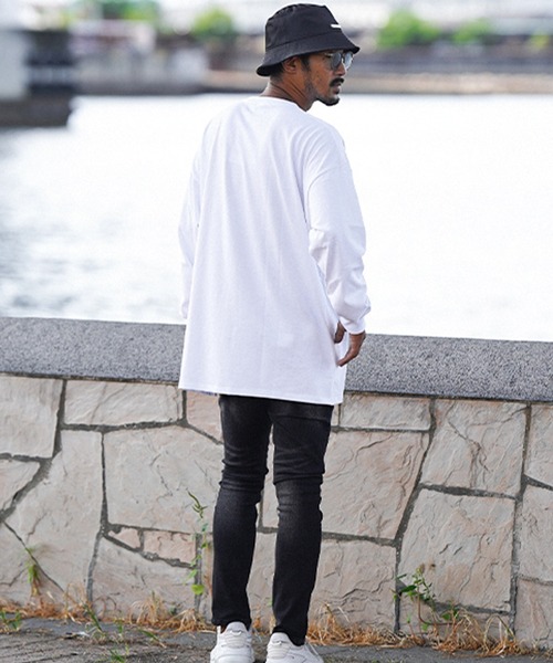 adamsJUGGLER(アダムスジャグラー)の「W/Rネオン.Pロングティー(Tシャツ/カットソー・メンズ・ホワイト/ブラック・M/L/XL)」の14枚目の写真