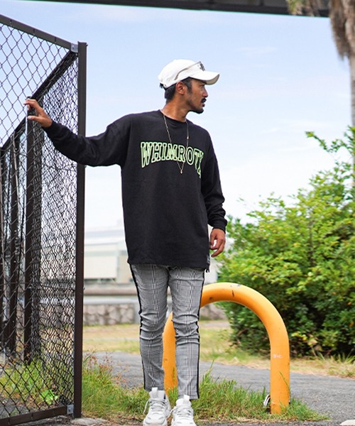 adamsJUGGLER(アダムスジャグラー)の「W/Rネオン.Pロングティー(Tシャツ/カットソー・メンズ・ホワイト/ブラック・M/L/XL)」の13枚目の写真