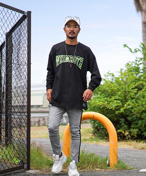 adamsJUGGLER(アダムスジャグラー)の「W/Rネオン.Pロングティー(Tシャツ/カットソー・メンズ・ホワイト/ブラック・M/L/XL)」の19枚目の写真