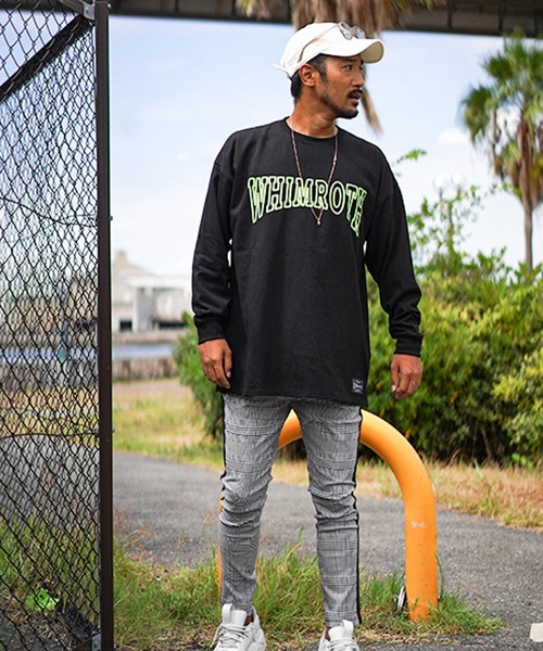 adamsJUGGLER(アダムスジャグラー)の「W/Rネオン.Pロングティー(Tシャツ/カットソー・メンズ・ホワイト/ブラック・M/L/XL)」の11枚目の写真