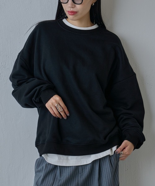 COLONY 2139（コロニートゥーワンスリーナイン）の「ヘビーウェイトスウェットクルーネック（スウェット・メンズ・ブラック/グレー・SMALL/MEDIUM/LARGE）」の3枚目の写真