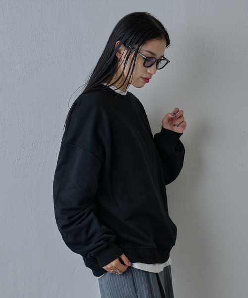 COLONY 2139（コロニートゥーワンスリーナイン）の「ヘビーウェイトスウェットクルーネック（スウェット・メンズ・ブラック/グレー・SMALL/MEDIUM/LARGE）」の4枚目の写真