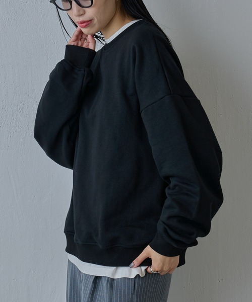 COLONY 2139（コロニートゥーワンスリーナイン）の「ヘビーウェイトスウェットクルーネック（スウェット・メンズ・ブラック/グレー・SMALL/MEDIUM/LARGE）」の6枚目の写真