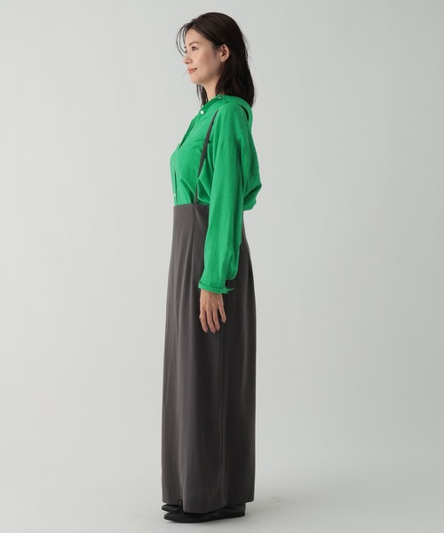 Elura（エルーラ）の「ダブルクロスサスツキスカート/139364（スカート・レディース・ネイビー/チャコールグレー・FREE(S)/FREE）」の6枚目の写真