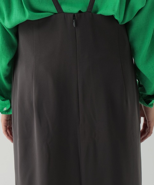 Elura（エルーラ）の「ダブルクロスサスツキスカート/139364（スカート・レディース・ネイビー/チャコールグレー・FREE(S)/FREE）」の16枚目の写真