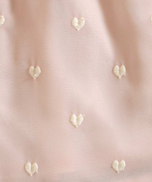 10mois（ディモワ）の「【10mois(ディモワ)】 ハート刺繍ボディオール 70cm・80cm（ロンパース・キッズ・アイボリー/ピンク・70cm/80ｃｍ）」の16枚目の写真