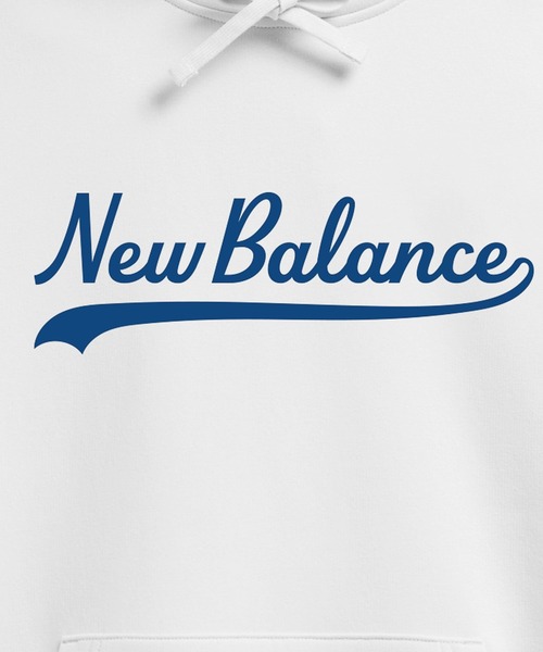 NEW BALANCE(ニューバランス)の「レガシースクリプト フーディースウェット(スウェット・メンズ・ホワイト/ライトグレー/ブルー・SMALL/MEDIUM/LARGE/X-LARGE/XX-LARGE)」の5枚目の写真