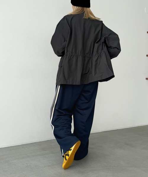 CANAL JEAN(キャナルジーン)の「El mar ワイドレッグトラックパンツ(その他パンツ・レディース・ネイビー/ブラウン・ONE SIZE)」の4枚目の写真