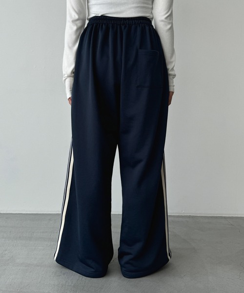 CANAL JEAN(キャナルジーン)の「El mar ワイドレッグトラックパンツ(その他パンツ・レディース・ネイビー/ブラウン・ONE SIZE)」の16枚目の写真