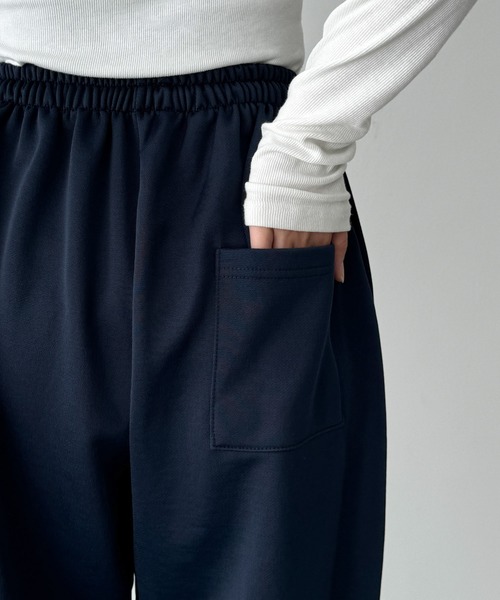 CANAL JEAN(キャナルジーン)の「El mar ワイドレッグトラックパンツ(その他パンツ・レディース・ネイビー/ブラウン・ONE SIZE)」の19枚目の写真