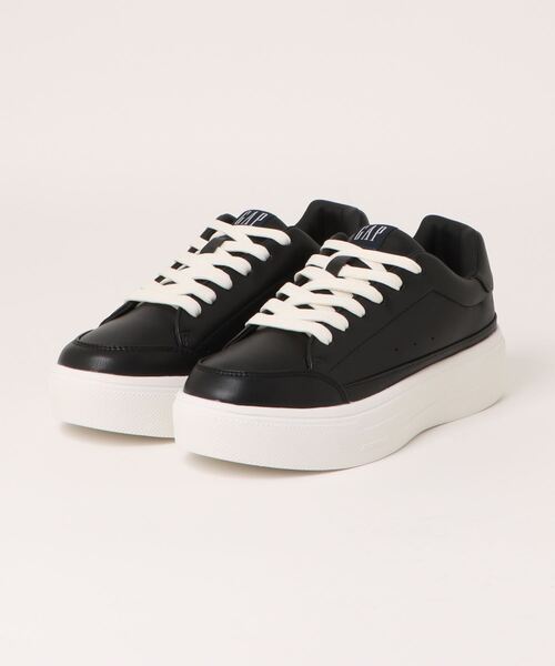 GAP(ギャップ)の「【GAP】 コートスニーカー(スニーカー・レディース・ベージュ/ホワイト/ブラック・23.0cm/24.0cm/25.0cm)」の3枚目の写真
