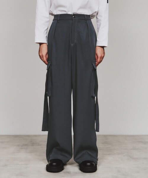 tk.TAKEO KIKUCHI（ティーケータケオキクチ）の「◆ZIPカーゴパンツ（カーゴパンツ・メンズ・チャコールグレー/ブラック/ブラウン系その他・01/02/03）」の5枚目の写真