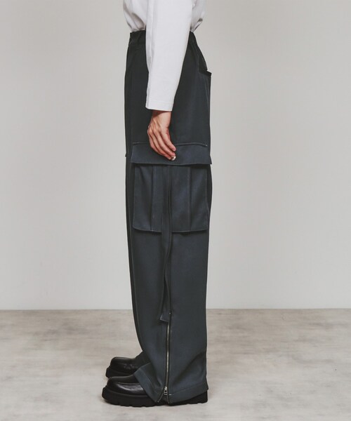 tk.TAKEO KIKUCHI（ティーケータケオキクチ）の「◆ZIPカーゴパンツ（カーゴパンツ・メンズ・チャコールグレー/ブラック/ブラウン系その他・01/02/03）」の6枚目の写真