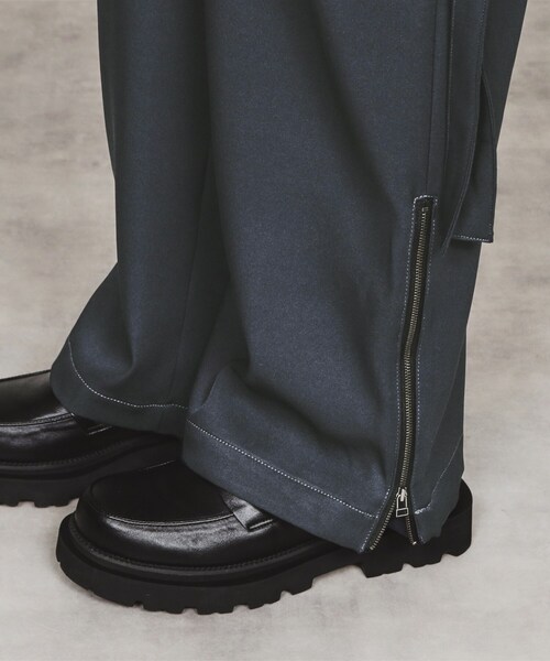 tk.TAKEO KIKUCHI（ティーケータケオキクチ）の「◆ZIPカーゴパンツ（カーゴパンツ・メンズ・チャコールグレー/ブラック/ブラウン系その他・01/02/03）」の12枚目の写真