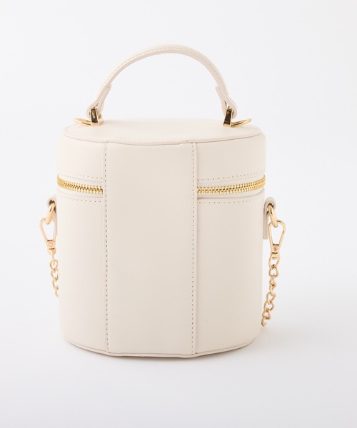 one after another NICE CLAUP（ワンアフターアナザーナイスクラップ）の「エンブレム付きバニティーバッグ（ショルダーバッグ・レディース・ブラック/アイボリー/キャメル・FREE）」の8枚目の写真