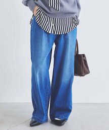 le.coeur blanc | タックワイドデニムパンツ(デニムパンツ)