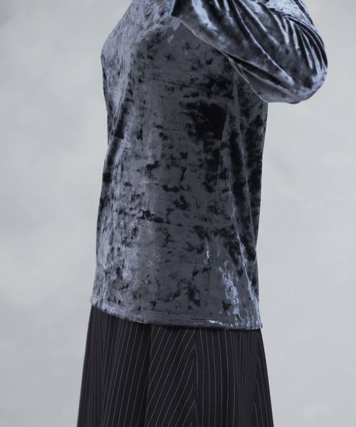 『WEB限定』クラッシュベロアシャーリングカットソー URBAN RESEARCH ROSSO｜『WEB限定』クラッシュベロア